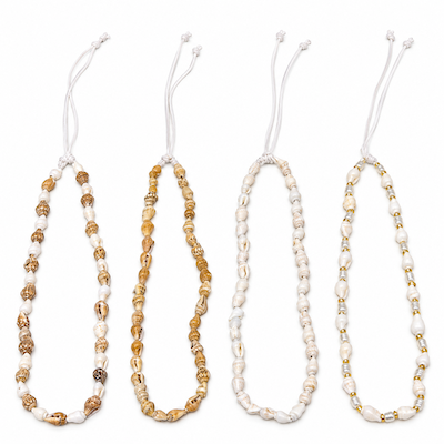 Bundles of 10 Conch Shell Necklace Assorted